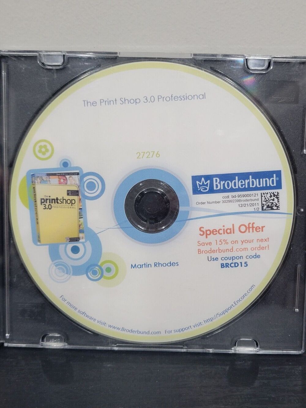 The Print Shop Version 3.0 Professional PC Broderbund